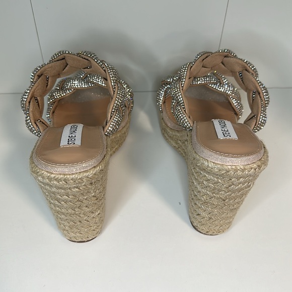 Steve Madden #8.5 Rhinestones Platform Sandals - Picture 10 of 13